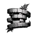 Brick tattoo design idea