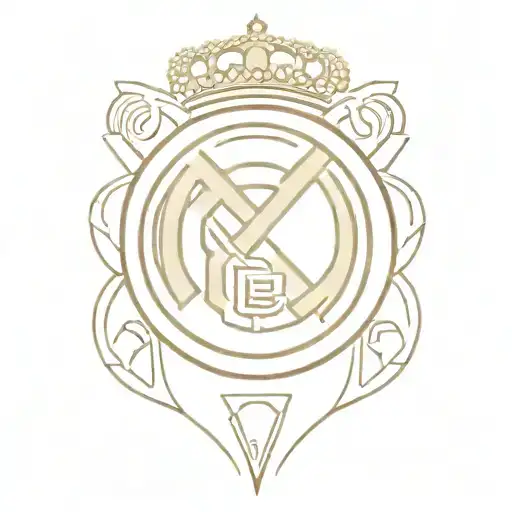 Real Madrid logo tattoo design idea