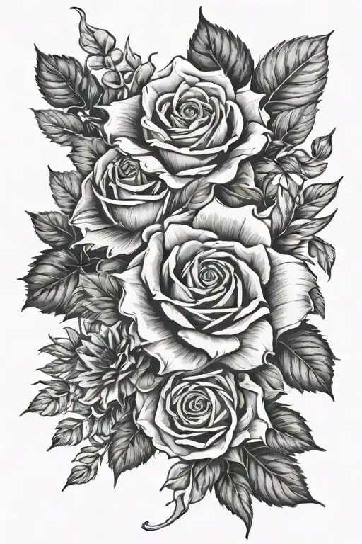 spinal tattoo, hopless romantic, roses, sunflowers, tattoo for female tattoo design idea