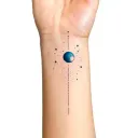 Calr Sagan's Pale Blue Dot tattoo design idea