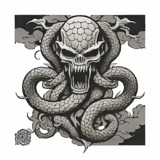hail hydra tattoo design idea