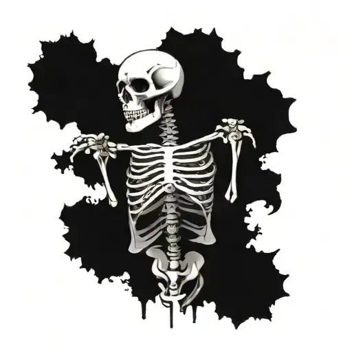 skeleton, Boandlkramer, Bavaria, injured, new beginning tattoo design idea