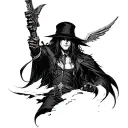 Alucard de Hellsing tattoo design idea