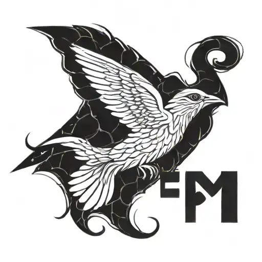 word rebel tattoo design idea