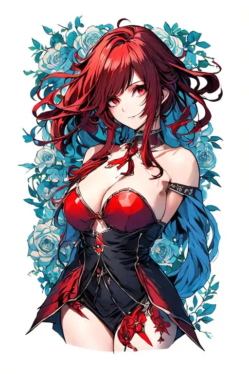 rias gremory akeno himejima tattoo design idea