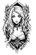 Hel tattoo design idea