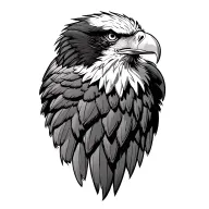 eagle wing tattoo design idea