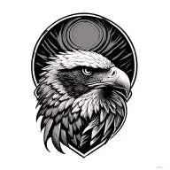 eagle wing tattoo design idea