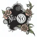 text written tattoo design idea