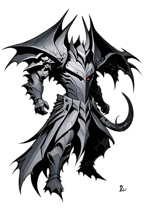 mordekaiser,aatrox symbol tattoo design idea