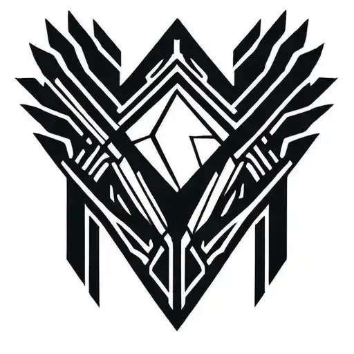 Group logo around the hand tattoo design idea