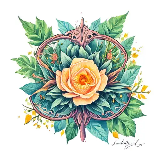 Endometriosis pain quote tattoo design idea