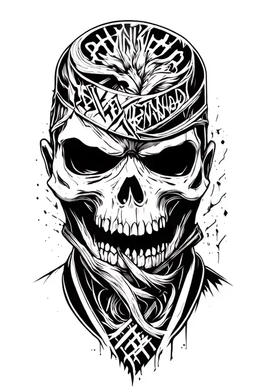 Hollywood undead tattoo design idea