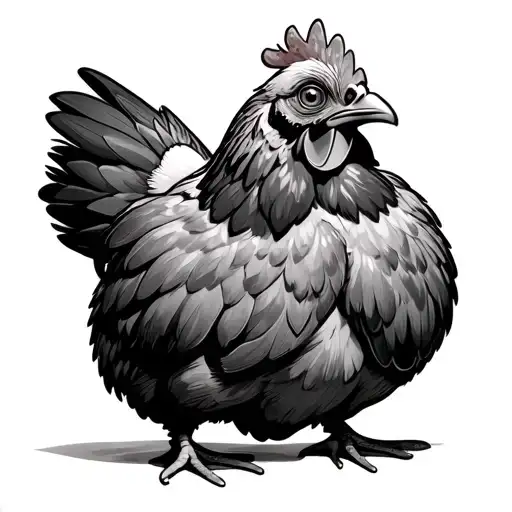 chicken Joe from surfs up tattoo design idea