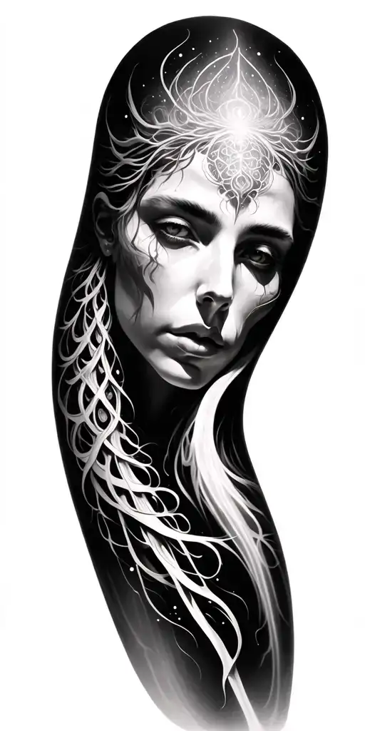 Alex grey tattoo design idea