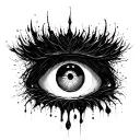 Itachi's eyes bleeding tattoo design idea