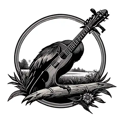 Country tattoo design idea