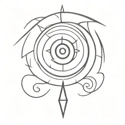sharingan eye symbol tattoo design idea