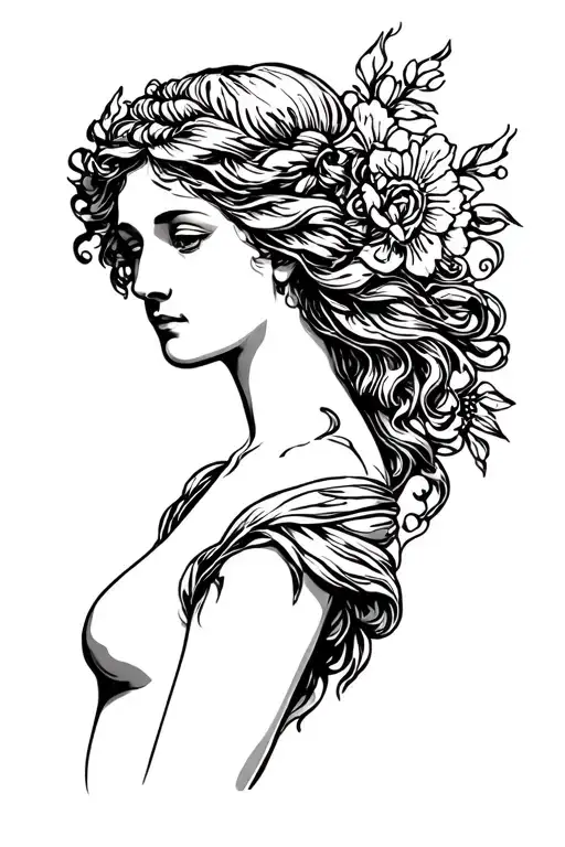 Aphrodite full body shoulder tattoo tattoo design idea