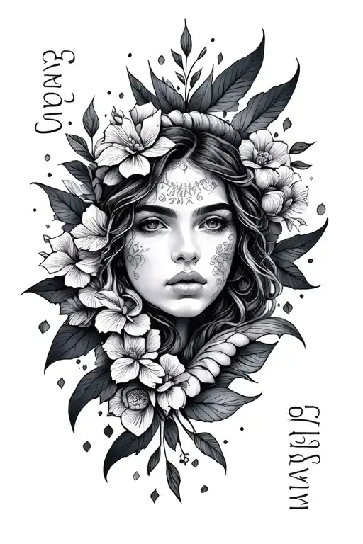 fine Line tattoo for months March, May, July, October, November, December tattoo design idea
