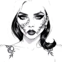 Slut tattoo design idea