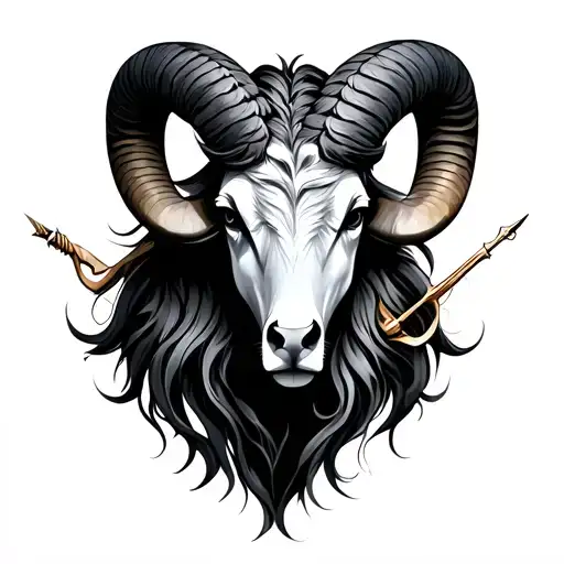 Aries Sagittarius tattoo design idea