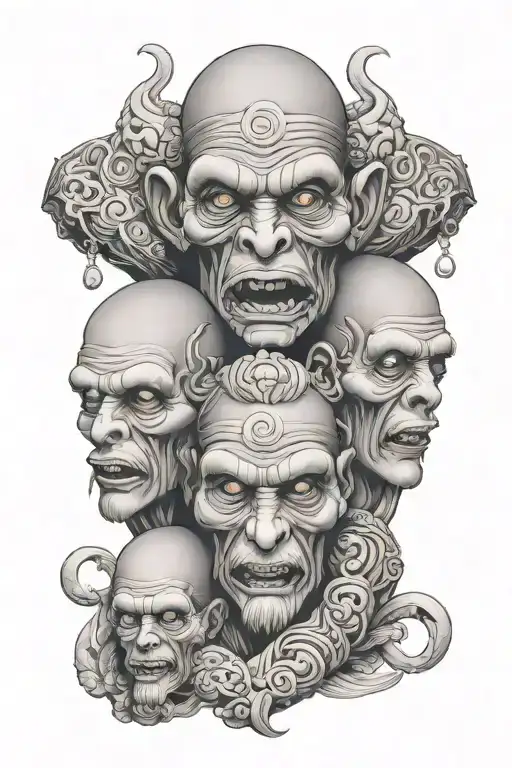 See No Evil Hear No Evil Speak No Evil tattoo design idea