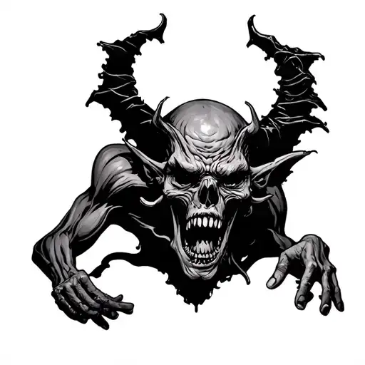 addiction demons killing time until time tattoo design idea