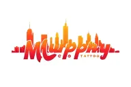 Chicago skyline inside the name Murphy tatto design tattoo design idea