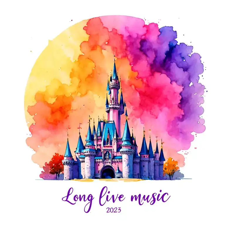 Long live Musik, 2025, Disney, Castle tattoo design idea