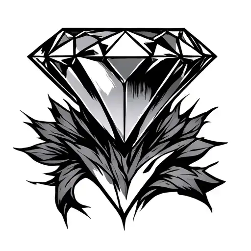 Diamond In The Rough tattoo design idea
