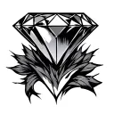 Diamond In The Rough tattoo design idea