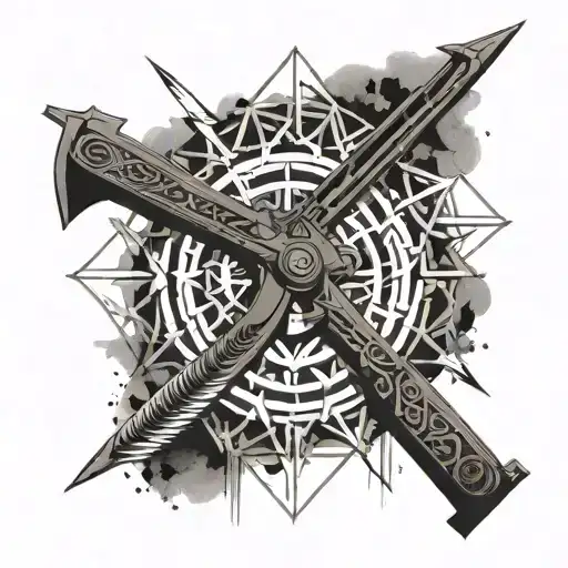 If you want peace, prepare for war tattoo design idea