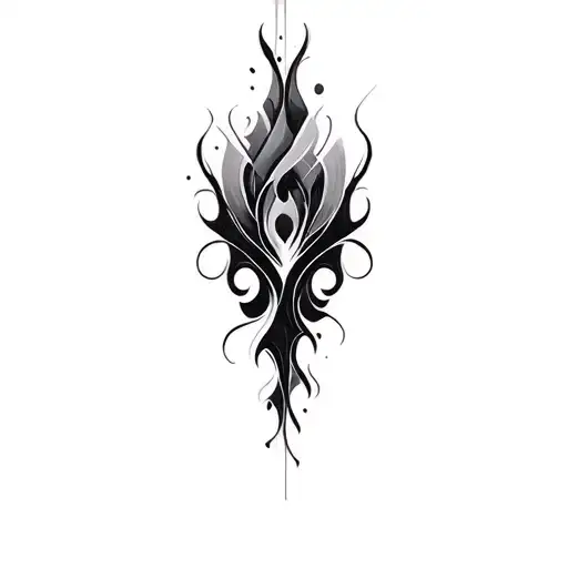 Coverup Abstract Patterns tattoo design idea