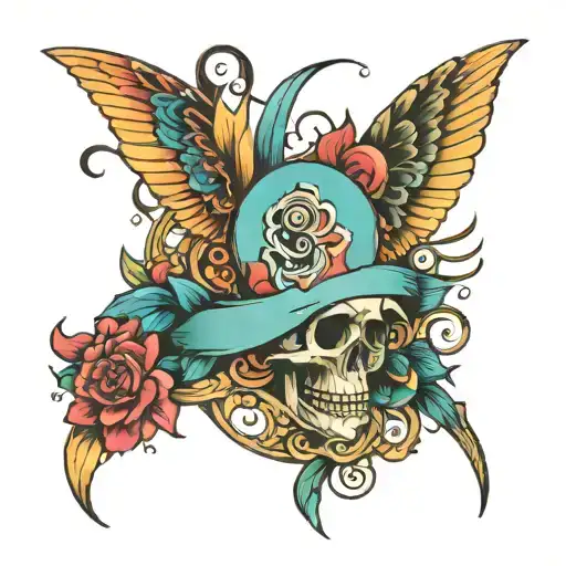 What is love without happiness and without pain? tattoo design idea