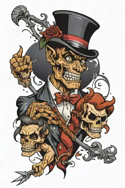 Glamrock freddy and gregory tattoo design idea