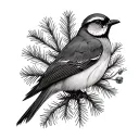 Lark spruce tattoo design idea