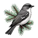 Lark spruce tattoo design idea