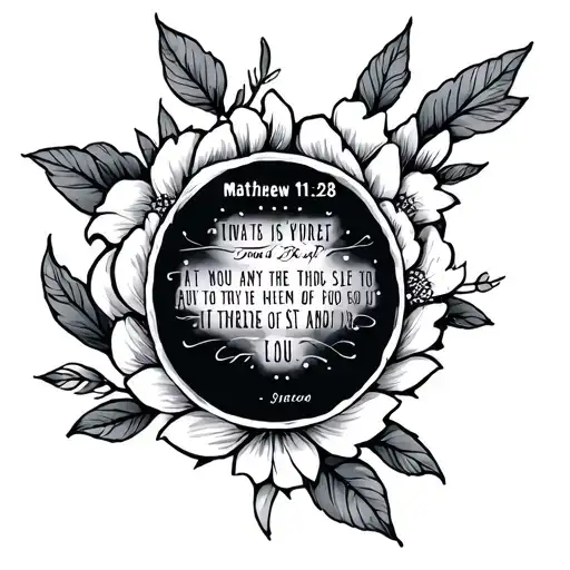 matthew 11 28 verse tattoo design tattoo design idea