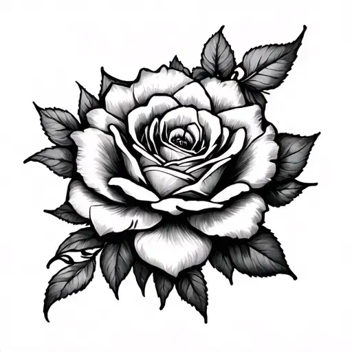 outline tattoo design idea