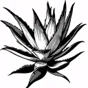 aloe tattoo design idea