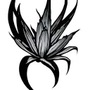 aloe tattoo design idea