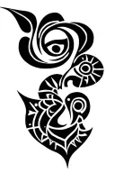 Tamil about symbol tattoo design idea