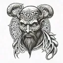 Fear god on hand tattoo design idea