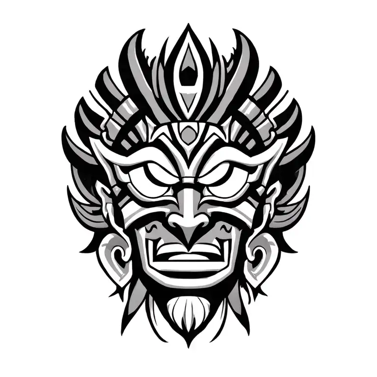 Tlaloc tattoo design idea