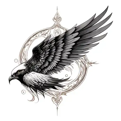 fourth wing and acotar tattoo design idea