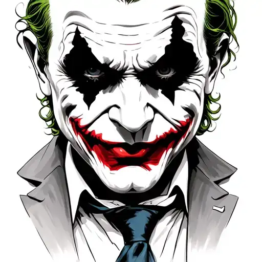 Joker Why So Serious tattoo design idea