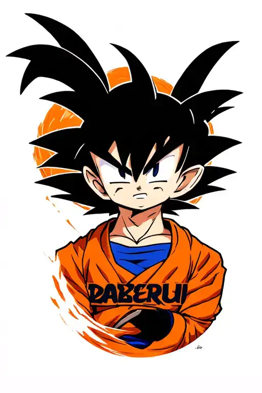 dragon ball z tattoo design idea