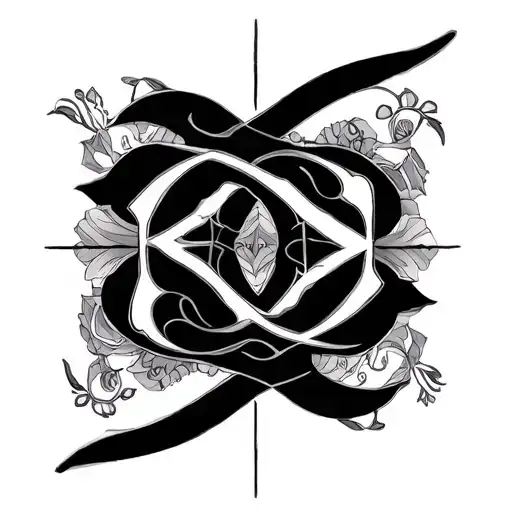 H A Z create a matching symbol tattoo for my siblings in both arabic and english tattoo design idea