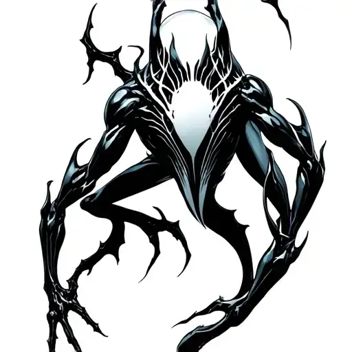 Symbiote tattoo design idea